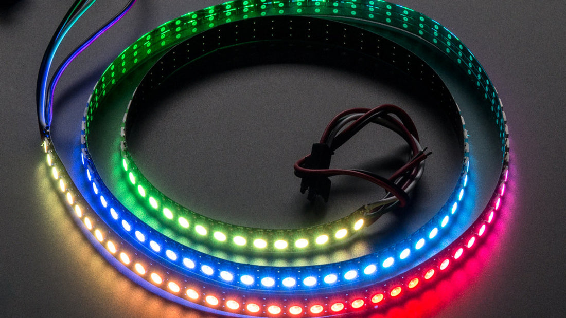 WS2812 NeoPixel LED Ring Wiring Guide Banner