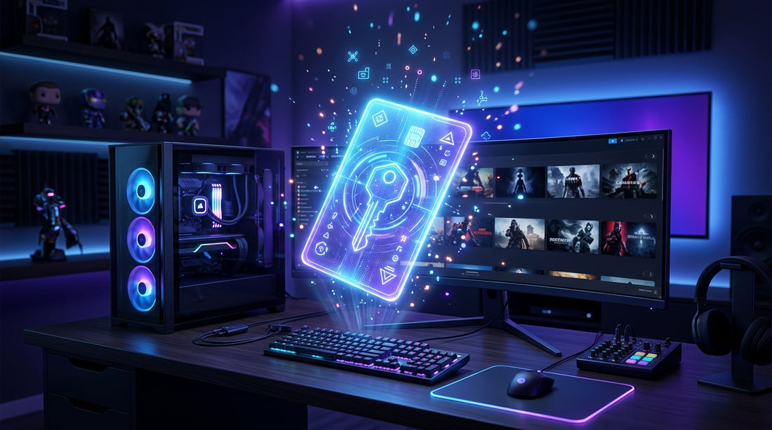 Steam Digital Gift Code Activation and Redemption Process Banner
