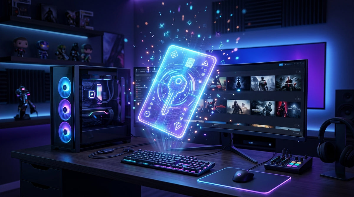 Steam Digital Gift Code Activation and Redemption Process Banner