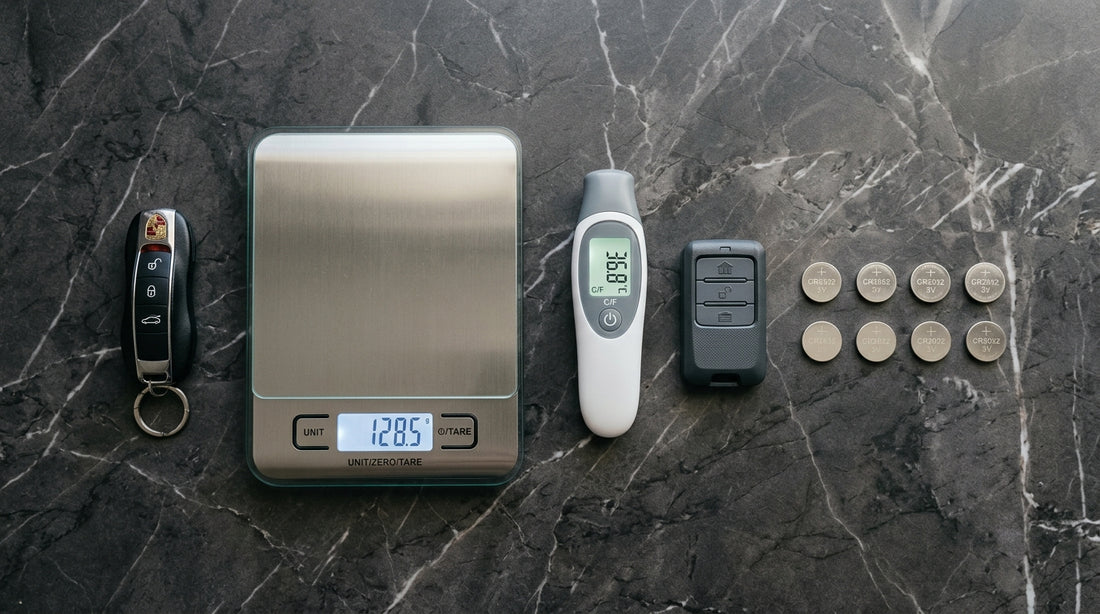 Everyday Household Devices and Coin Cell Batteries Guide Banner