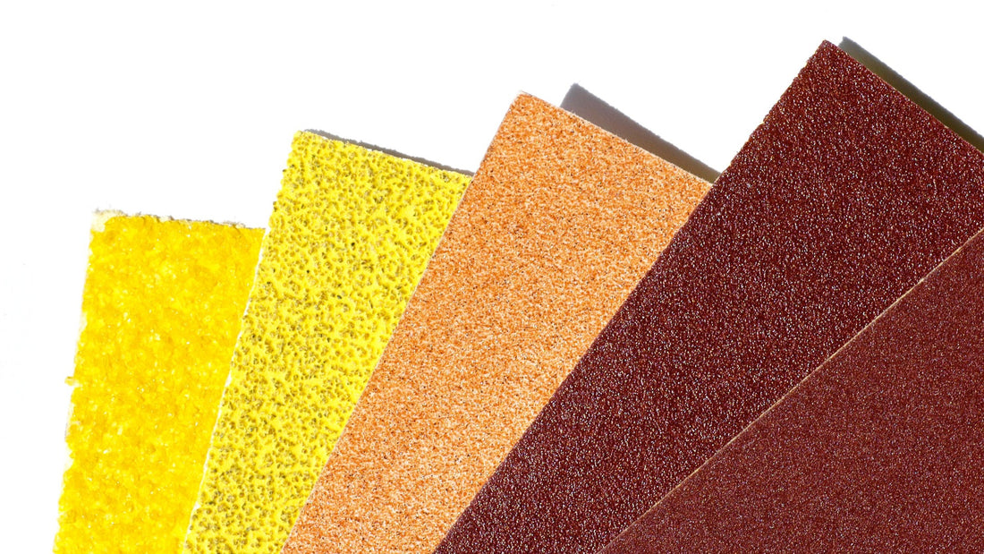 Wet and Dry Sandpaper Sheets Abrasive Grit Variety Hero Banner
