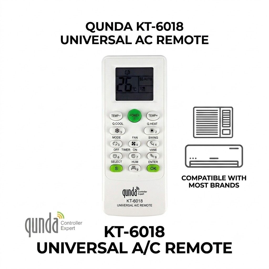 QUNDA KT-6018 Universal Aircon Remote Control