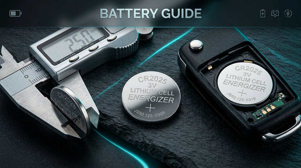CR2025 3V Lithium Coin Cell Battery Guide: Car Key Fob Replacement, 20.0mm x 2.5mm Dimensions & Equivalents