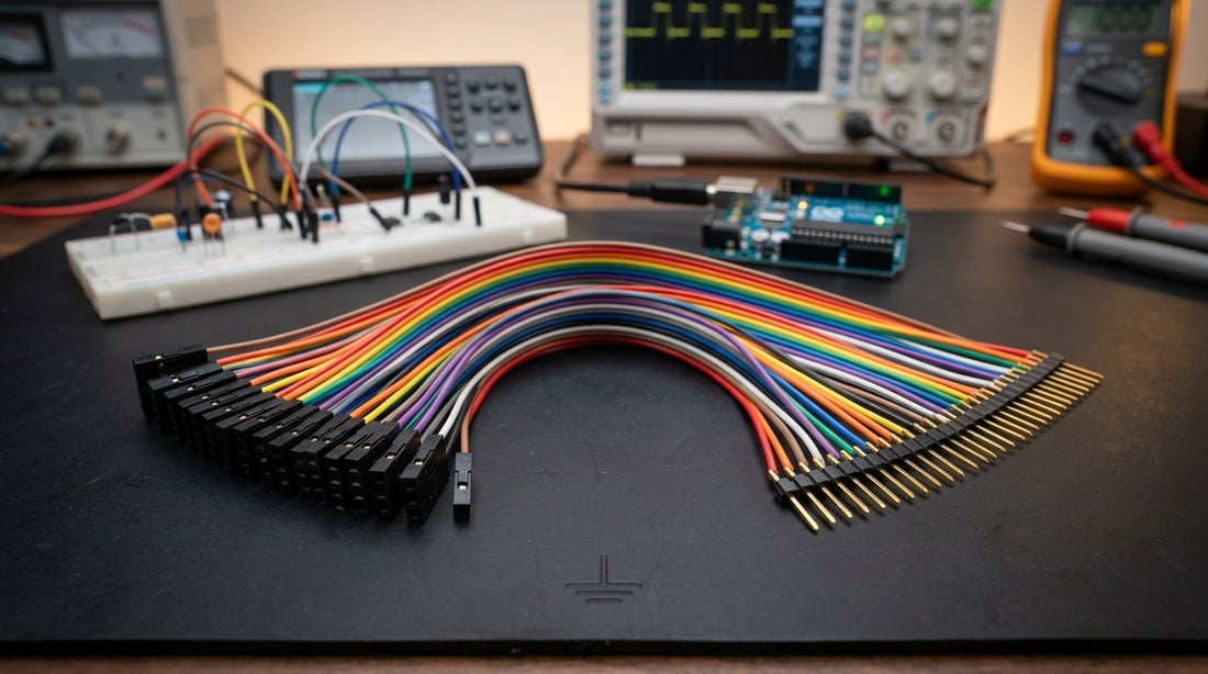 Dupont Cables & Jumper Wires Guide: Male vs Female 2.54mm Pitch Pin Headers & Prototyping Wiring