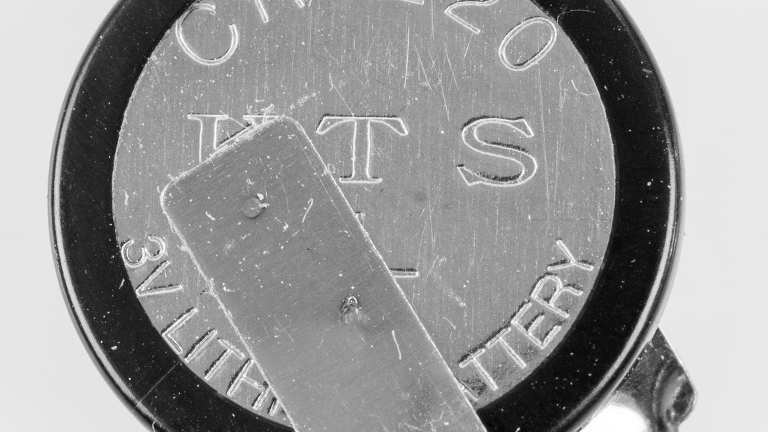 Lithium Button Coin Cell Battery Macro Hero Banner