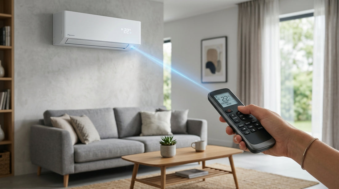 K-1028E Universal Aircon Remote Control Setup and Codes Banner