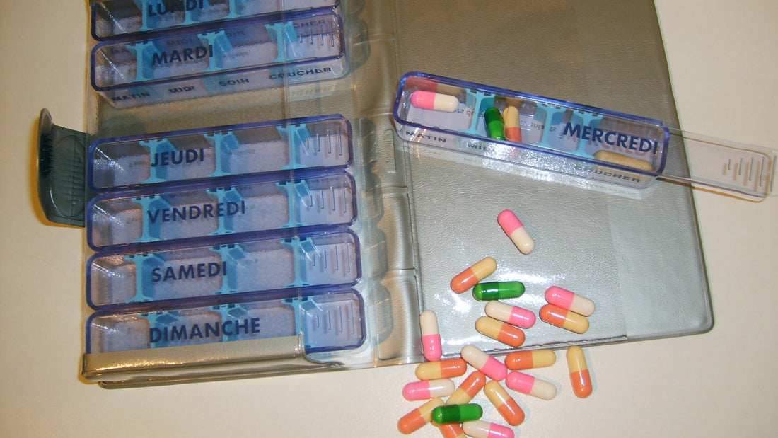 7-Day Weekly AM PM Pill Organizer Dispenser Hero Banner