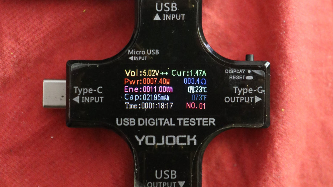 Digital USB-C Power Meter Tester Voltmeter Readout Hero Banner