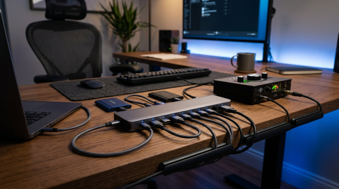 Powered vs Unpowered USB Hubs Guide Banner