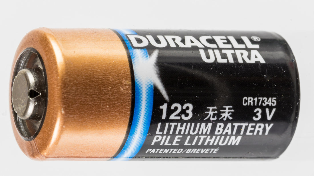 CR123A 3V Lithium Battery Hero Banner