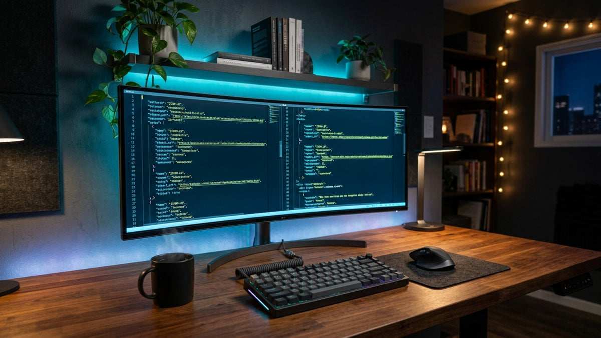 Shopify SEO Schema Developer Workstation Hero Banner