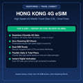 Hong Kong 4G Travel Data eSIM DigiStoreSG
