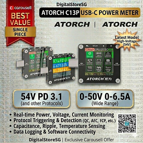 ATORCH C13P USB-C power meter