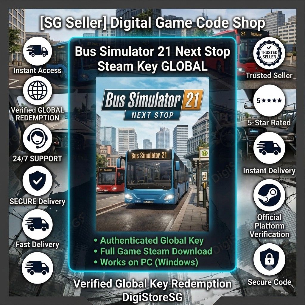 Bus Simulator 21 Next Stop global Steam digital code for PC
