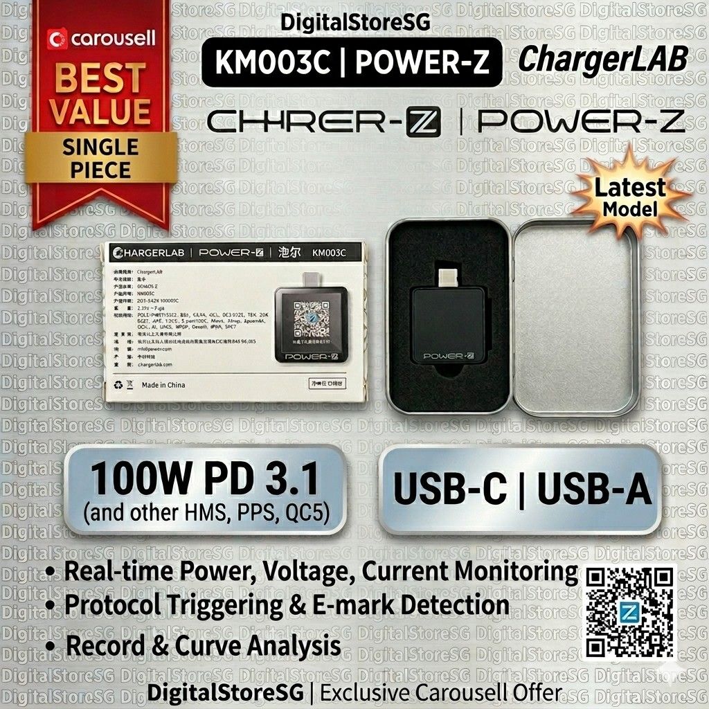ChargerLAB POWER-Z KM003C USB Power Delivery Tester