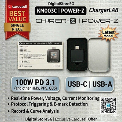 ChargerLAB POWER-Z KM003C USB Power Delivery Tester