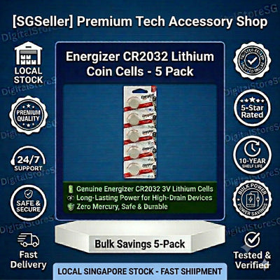 Energizer CR2032 3V lithium coin cells