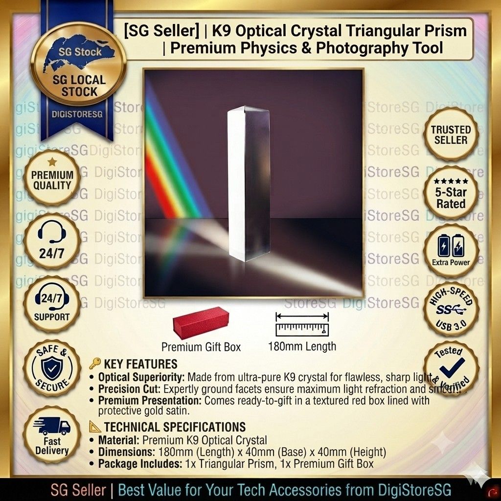 K9 Optical Crystal Triangular Prism product photo