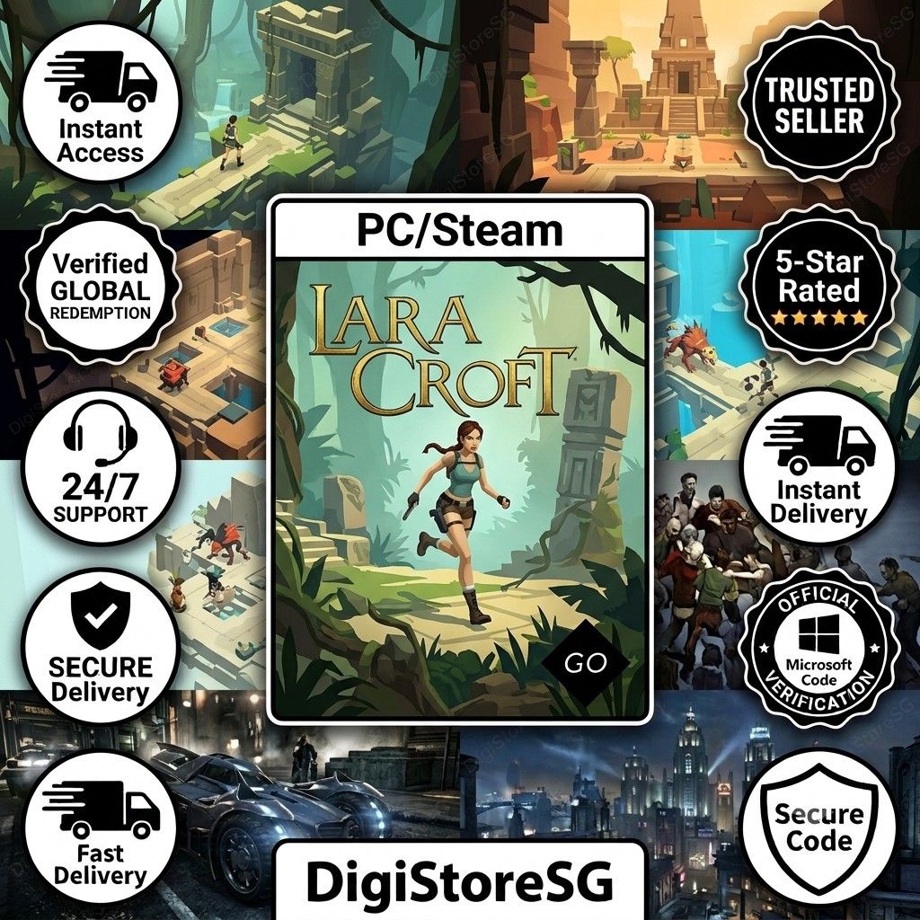 Lara Croft GO global Steam digital code for PC