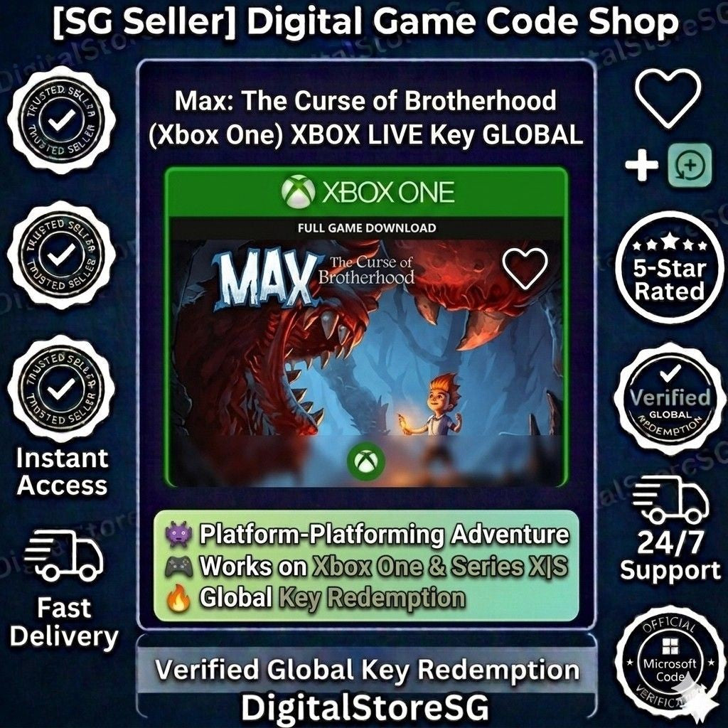 Max The Curse of Brotherhood Xbox key