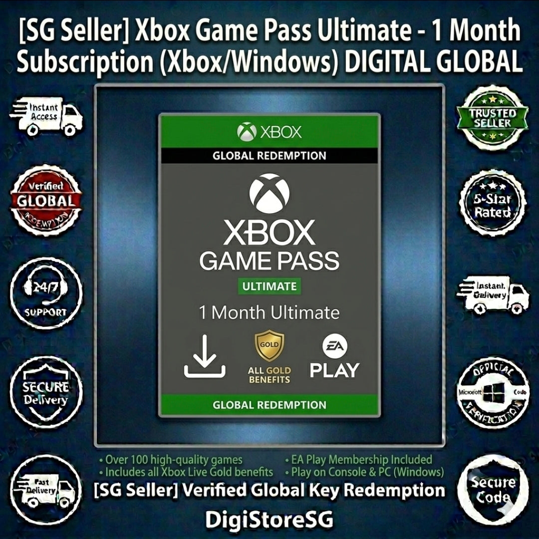 Xbox Game Pass Ultimate 1 Month digital code