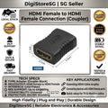 HDMI Female to Female Coupler Adapter