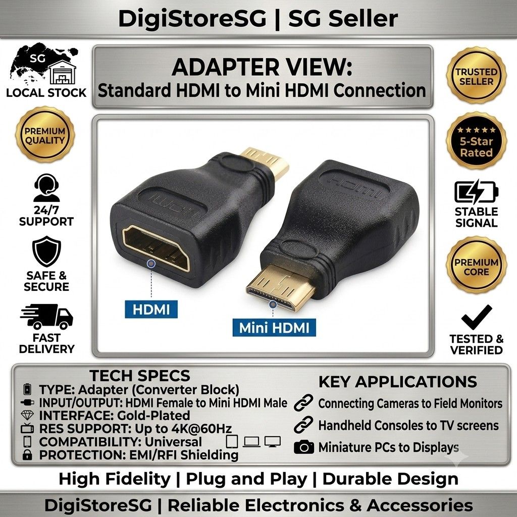 HDMI Female to Mini HDMI Male Adapter