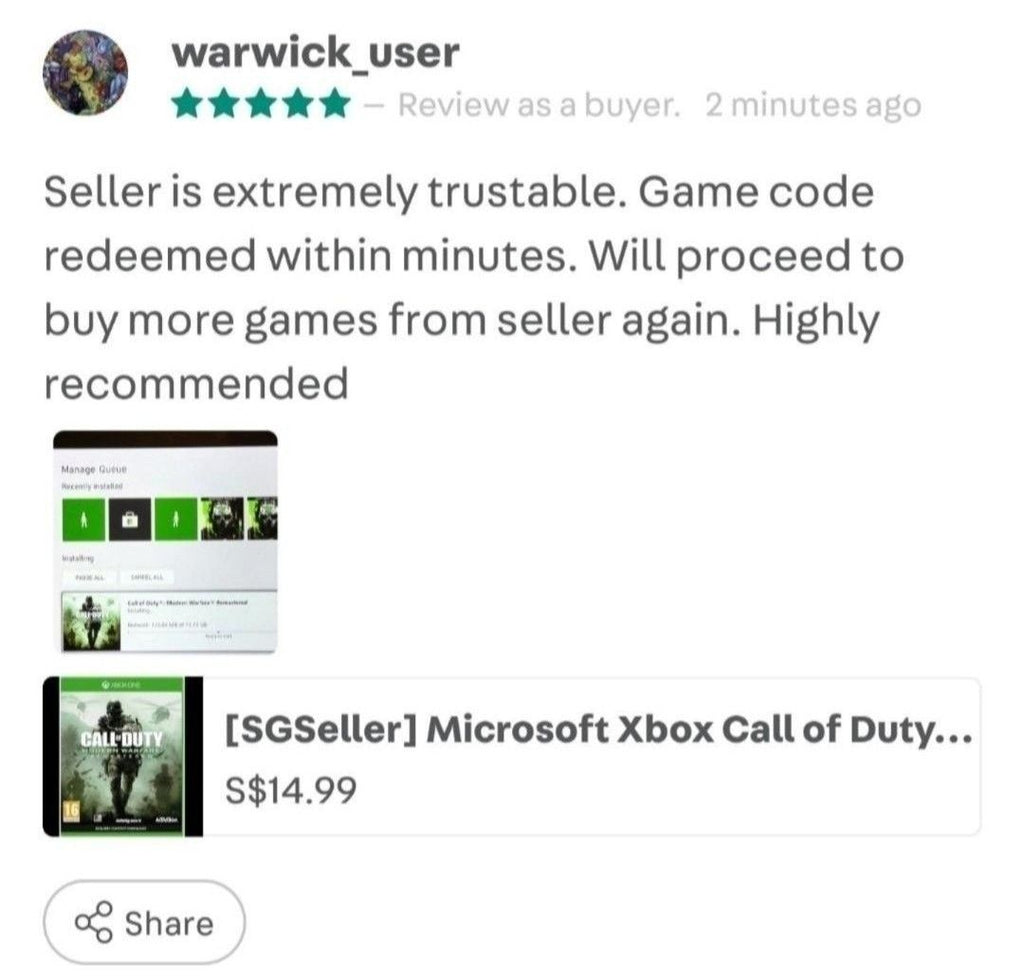 Red Dead Redemption 2 global Xbox code