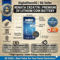 Renata CR2477N 3V Lithium Battery