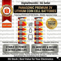 Panasonic CR2430 / CR2450 3V Lithium Coin Cell Battery
