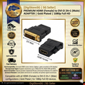 [SG Seller] DVI-D 24+1 Male to HDMI Female Adapter, Gold-Plated, 1080p