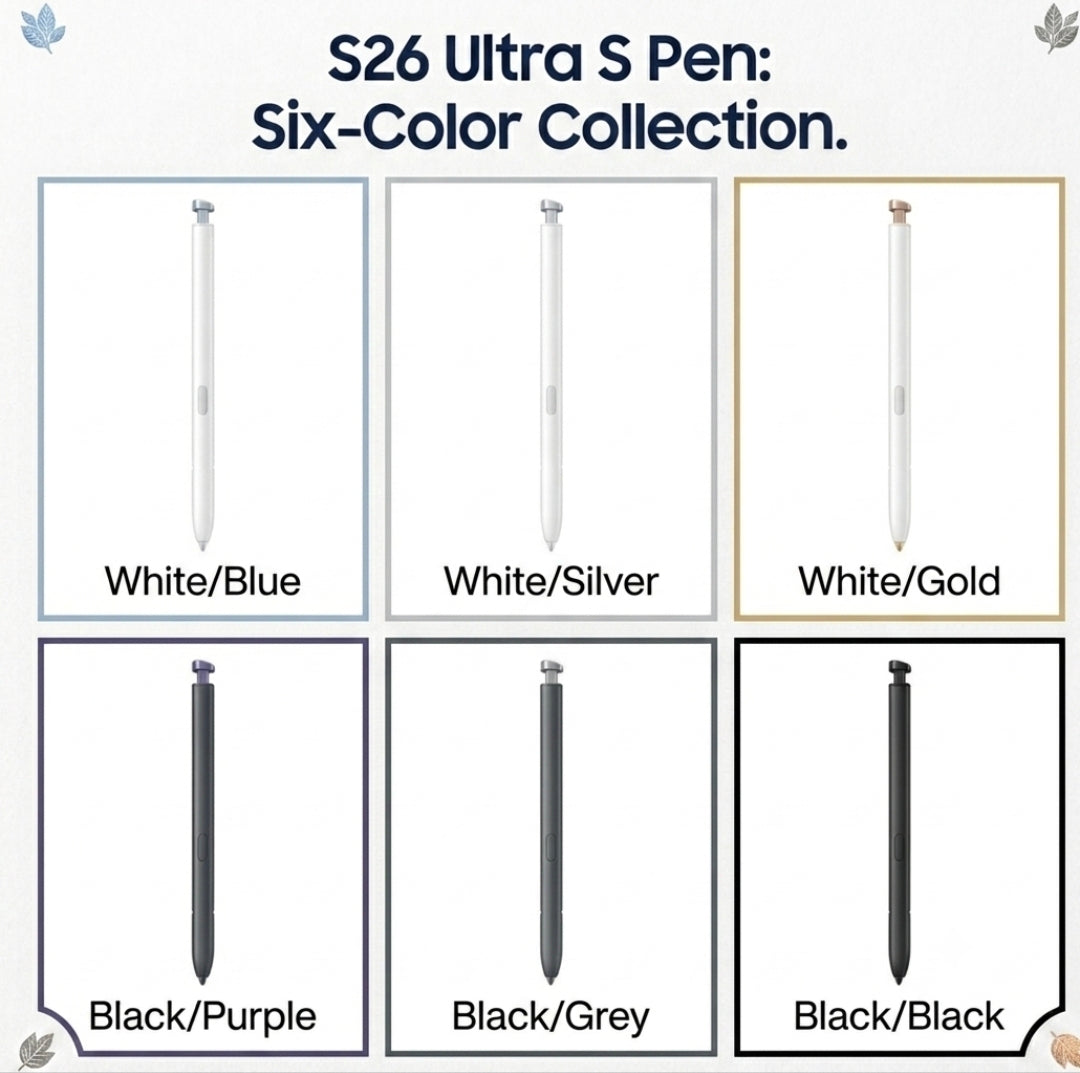 Samsung Galaxy S-Pen Replacement Stylus: S26 Ultra / S25 Ultra (Non-Bluetooth)