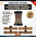 Dupont Cables | Male-to-Male, Male-to-Female, Female-to-Female | 40 Wires | 10cm & 20cm | Arduino Raspberry Pi Electronics DIY