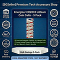 Energizer CR2032 Lithium Coin Cells - 5 Pack