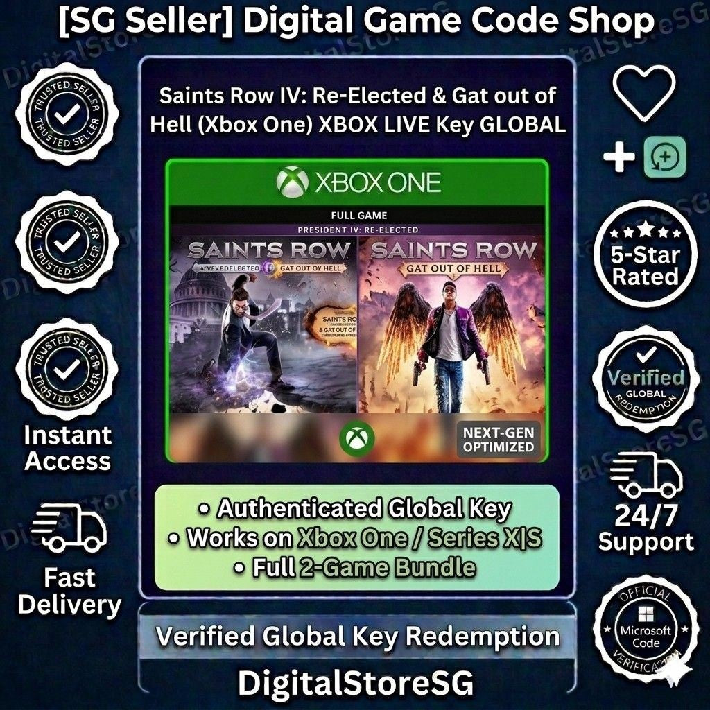 Saints Row IV Re-Elected Gat out of Hell Xbox key
