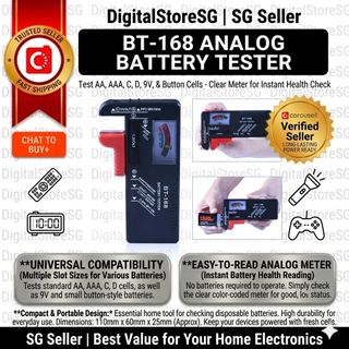 BT-168 Analog Battery Tester