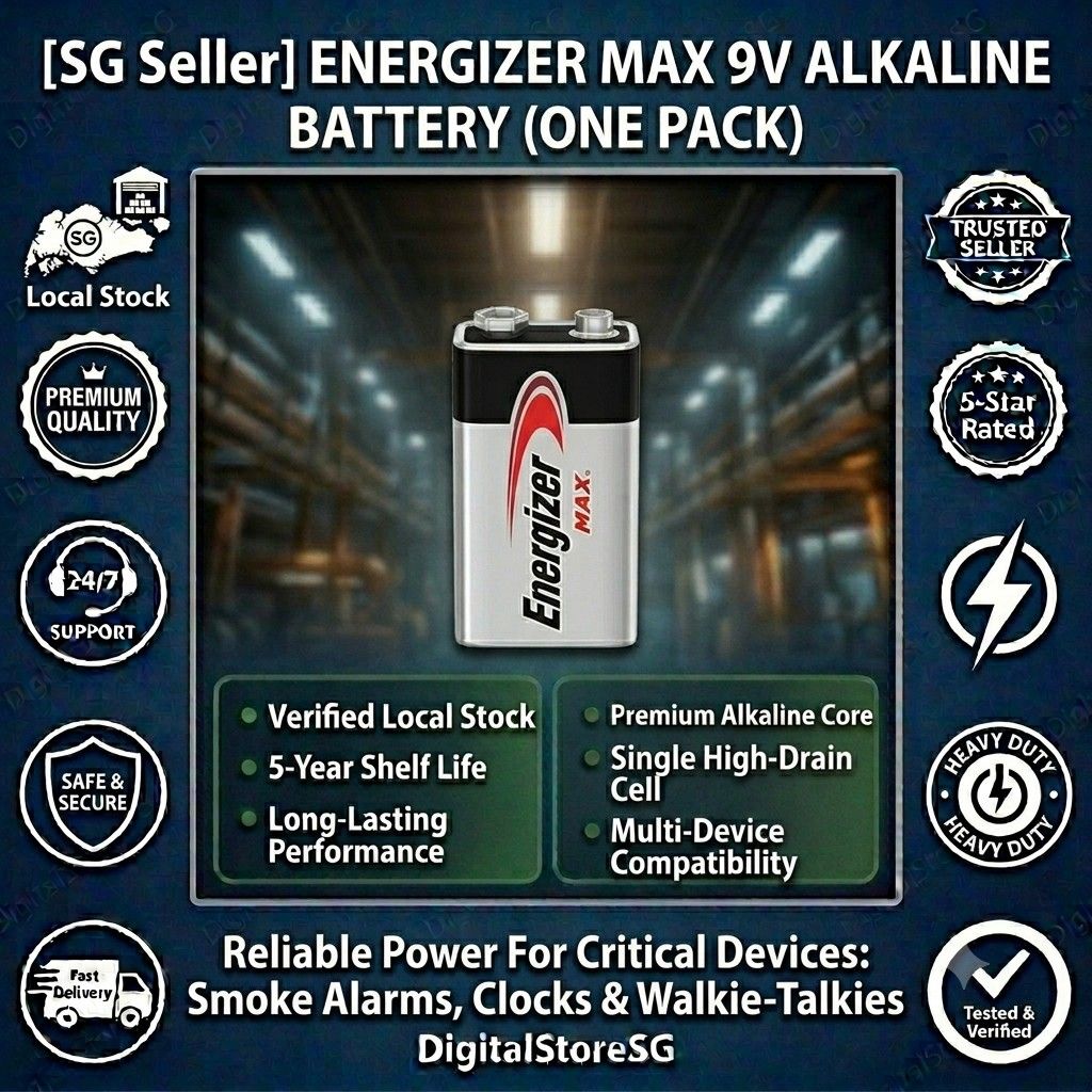 Energizer MAX 9V alkaline battery