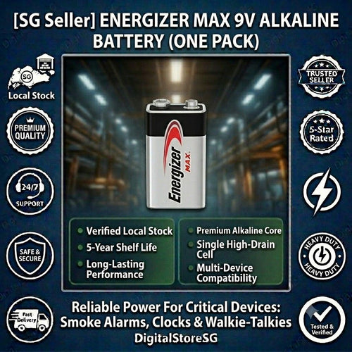 Energizer MAX 9V alkaline battery