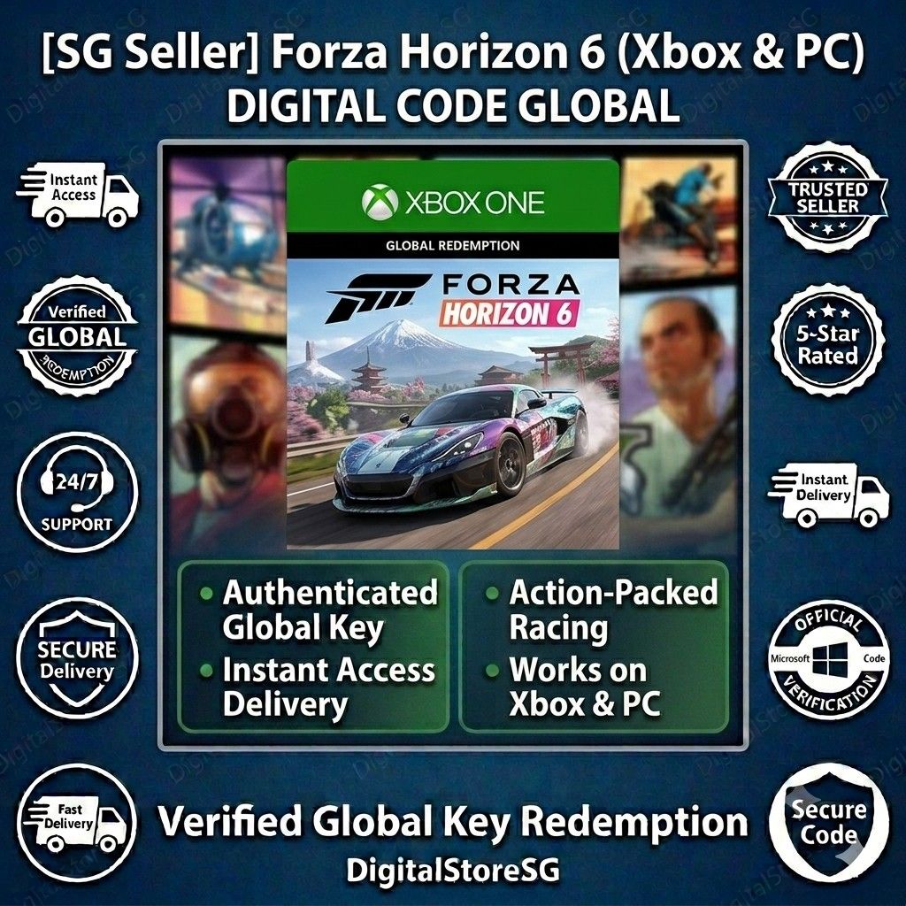 Forza Horizon 6 Xbox and PC global digital code