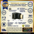HDMI Male to Female 90 Degree Adapter