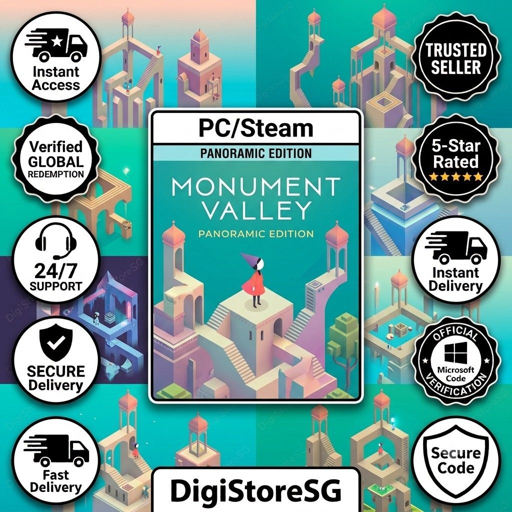 Monument Valley Panoramic Edition Steam key cover art