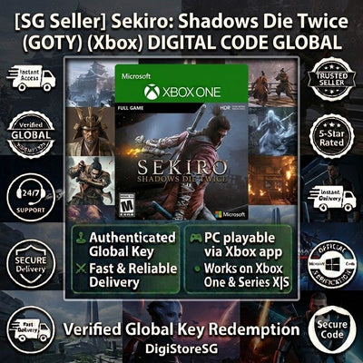 Sekiro Shadows Die Twice GOTY Edition Xbox Digital Key cover art