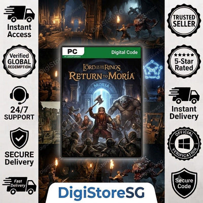 The Lord of the Rings Return to Moria Steam key cover art