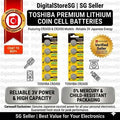 Toshiba CR2430 CR2450 3V Lithium Coin Cell Battery