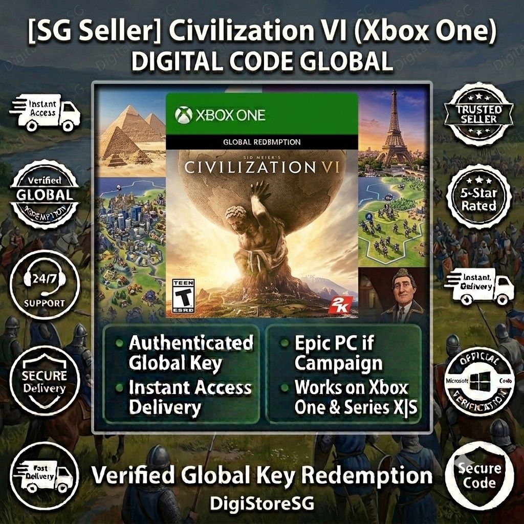 Sid Meier's Civilization VI Xbox digital key cover art