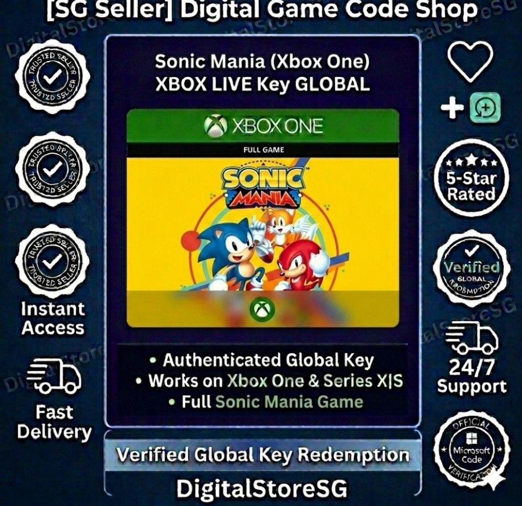 Sonic Mania Xbox key