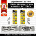 Toshiba Premium 3V Lithium Coin Cell Battery CR2430 CR2450