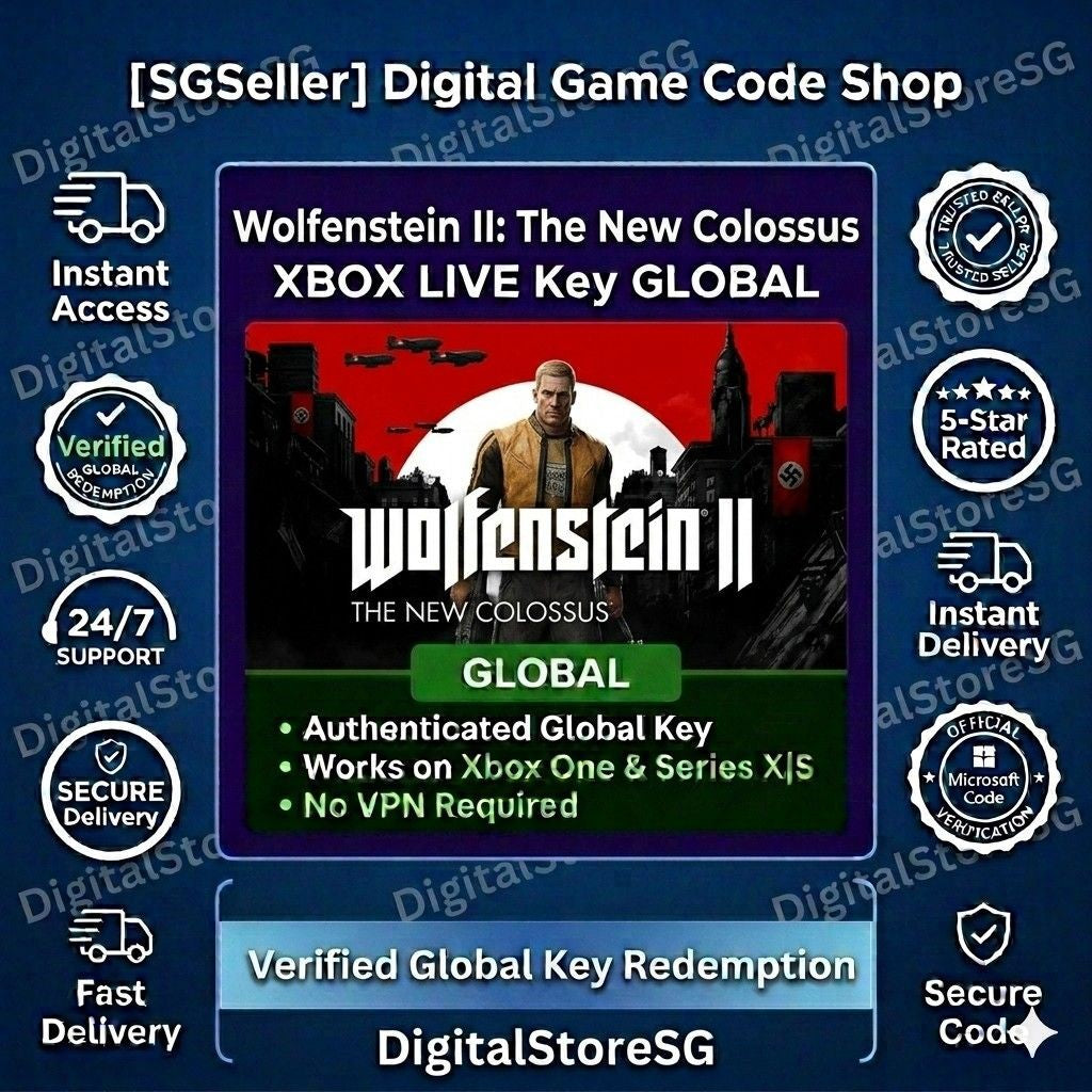 Wolfenstein II The New Colossus Deluxe Xbox key